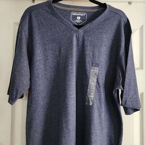 Architect Men's Blue Short Sleeve Tee/V-Neck